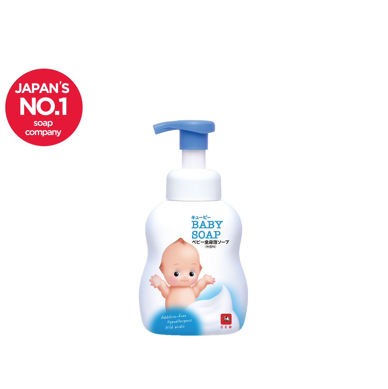 MILKY Body Soap (Soap Fragrance) Pump 550 mL Cow Style Indonesia